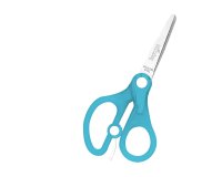 Ciseaux wonday pti'fut  13cm lames acier inox bouts ronds  anneaux asymetriques