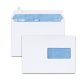 Boîte de 200 enveloppes C5 162x229mm fenêtre 45x100mm 100g Blanches auto-adhésives PEFC