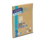 Pochette kraft gpv 85g c4 229x324mm bande adhesive      paquet 25 unites