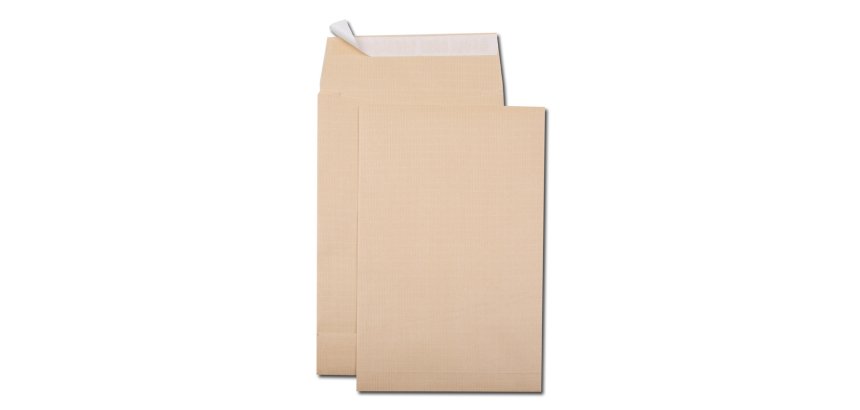 Pochette gpv kraft armé 120g 300x470mm soufflet 70mm paquet 50 unités