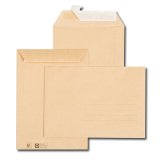Paquet de 10 pochettes kraft auto-adhésif 85g format B5 176x250mm référence 6632