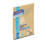 Pochette kraft gpv adhésive économique b5 176x250mm 90g paquet 10 unités