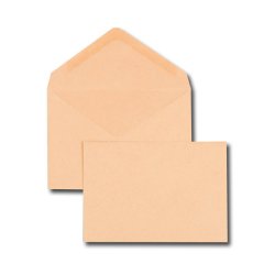 Boîte de 500 enveloppes coloris Bulle gommées 75 grammes format 114x162 C6
