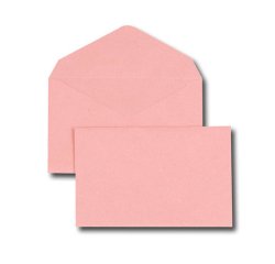 Enveloppe gpv election recyclee 90x140mm 80g patte   triangulaire non gommee rose  boite 500 unites