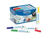 Classpack feutres decor materials giotto multi        supports effacables 48 unites coloris assortis