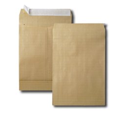 Pochette gpv kraft armé 120g 24 260x330mm soufflet 50mm paquet 50 unités