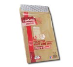 Pochette kraft armé 120g adhésive économique c4 229x324mm soufflets latéraux 30mm paquet 5 unités