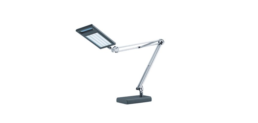 Lampe de bureau LED 4 Work, socle et pince, anthracite