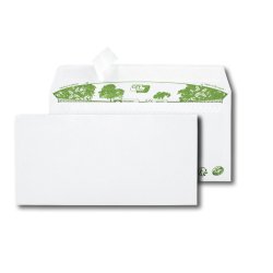 Boîte de 500 enveloppes recyclées extra Blanches Erapure, format DL 110x220mm 80g 2821