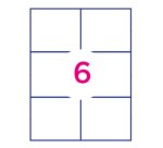 Etiquette office star impression laser jet encre et copieur 99,1x93,1mm coloris   blanc pochette 600 unites