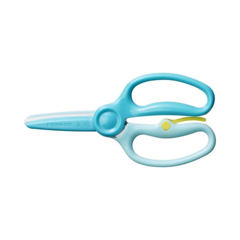 Ciseaux d'entrainement ambidextre 3 ans + 13 cm coloris bleu