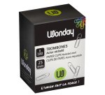 Trombone wonday galvanisé 25mm boîte 100 unités