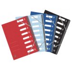 Trieur standard Oxford A4 8 positions couverture carte assortis