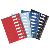 Trieur standard Oxford A4 8 positions couverture carte assortis