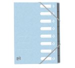 Trieur standard Oxford A4 8 positions couverture carte assortis