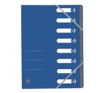 Trieur standard Oxford A4 8 positions couverture carte assortis