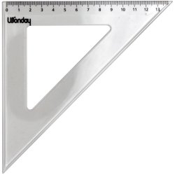 Equerre 45 degrés 21 cm sous étui packbordable
