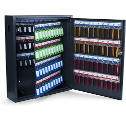 Armoire à clés Deluxe, pour 150 clés, gris foncé