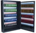 Armoire à clés Deluxe, pour 100 clés, gris foncé