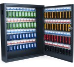 Armoire à clés Deluxe, pour 80 clés, gris foncé