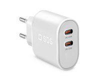 SBS Chargeur secteur Power Delivery 35 W 2x USB-C