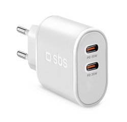 SBS Chargeur secteur Power Delivery 35 W 2x USB-C