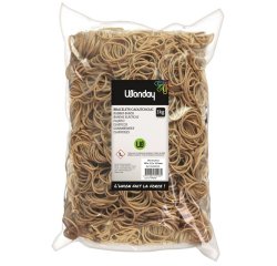 Bracelet caoutchouc sign étroit 80x1.5mm sachet 1kg