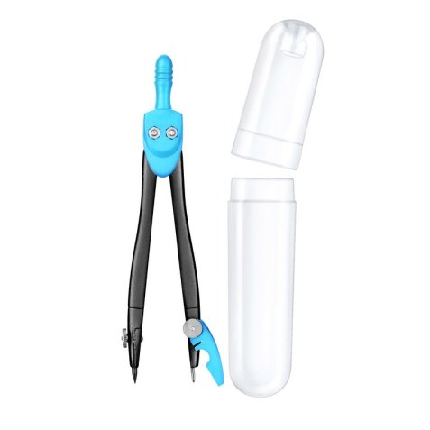 Compas métal spécial trousse avec étui