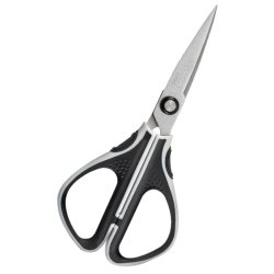 Ciseaux INITIAL à anneaux symétriques et bouts pointus. Lames 15cm