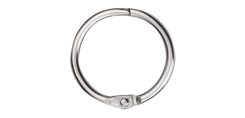 Anneaux brisés, diamètre intérieur: 30 mm, en métal