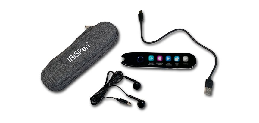I.R.I.S. IRISPen Reader 8 Stylo scanner Noir, Blanc