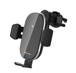 MediaRange MRMA117 Ladegerät für mobile Geräte Smartphone Schwarz Kabelloses Laden Schnellladefunktion Auto