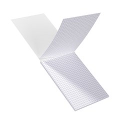 Fiche bristol non perforées A6 5 x 5 blanc Oxford - Bloc de 30