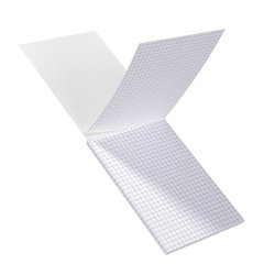 Fiche bristol non perforées A6 5 x 5 blanc Oxford - Bloc de 30