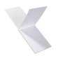 Fiche bristol non perforées A6 5 x 5 blanc Oxford - Bloc de 30