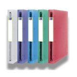 Classeur Oxford 2nd life a4xl dos 40mm 4 anneaux ronds couverture polypro coloris assortis