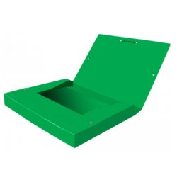 Boite classement elba eurofolio carte grainee 600g 7/10e a4+ dos 25mm 3 rabats elas etiq dorsale assortis - paq de 10 un