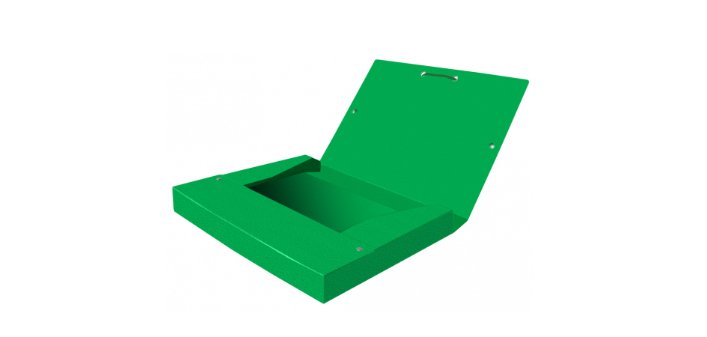 Boite classement elba eurofolio carte grainee 600g 7/10e a4+ dos 25mm 3 rabats elas etiq dorsale assortis - paq de 10 un