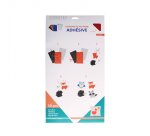 Feutrine adhesive sodertex 180gm2 1mm 250x450mm 10       coupons coloris assortis