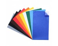 Feutrine adhesive sodertex 180gm2 1mm 250x450mm 10       coupons coloris assortis