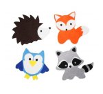 Feutrine adhesive sodertex 180gm2 1mm 250x450mm 10       coupons coloris assortis