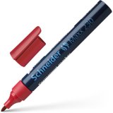 Marqueur permanent MAXX 230, corps en aluminium, pointe ogive, encre Rouge à faible odeur