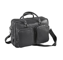 Quo Vadis - Sacoche 48h - Goya - 42x30x15 cm - Cuir pleine fleur de vachette - 2 compartiment(s) - Avec bandoulière et poignée