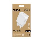SBS Chargeur secteur Power Delivery 20W eco responsable