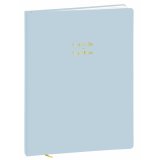Livre d'or Pastel 27x21cm 128 pages. Couverture effet soft Touch. Coloris bleu