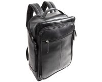 Quo Vadis - Sac à dos - Rangers - Noir - 43x30x14 cm - Cuir pleine fleur de buffle - 2 compartiment(s) - Avec bretelles et poignée