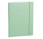 Quo Vadis - Carnet de notes - Pastel - Vert clair - Pages Lignées - 15x21 cm