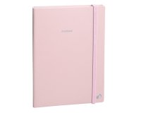 Quo Vadis - Carnet de notes - Pastel - Rose clair - Pages Lignées - 15x21 cm
