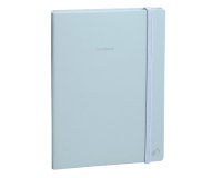 Quo Vadis - Carnet de notes - Pastel - Bleu clair - Pages Lignées - 15x21 cm
