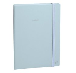 Quo Vadis - Carnet de notes - Pastel - Bleu clair - Pages Lignées - 15x21 cm